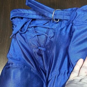 Wilson Redi-Play Football Pants Blue Youth Size M 5-Pad Integrated WTF5721 EUC